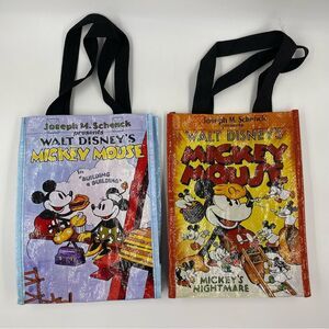 Disney Mickey and Minnie Small Tote Bags